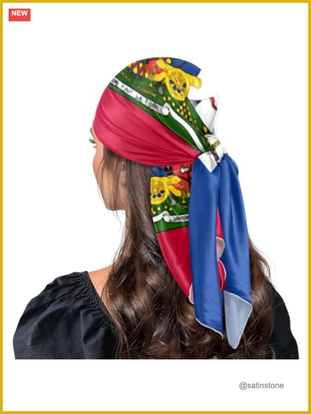Large Square Silk Head Scarf Pashmina Shawl Wrap Women